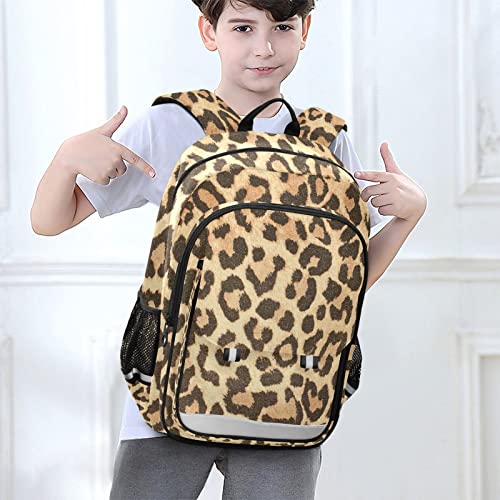 Sac à dos léopard cool et résistant pour préado de 10-12 ans - 6