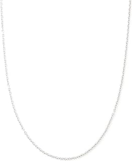 SEJINJEWELRY 2mm Stainless Steel Thin Cable Chain Necklace for Men & Women - Silver, 16-30 Inch, Lobster Clasp, Hypoallergenic