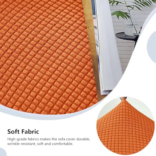 Funda de sillón jacquard elástica caqui protector silla sala estar OBASDFD 6