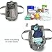 FHELAD 5-in-1 Small Diaper Bag Backpack Convertible Tote, Gray