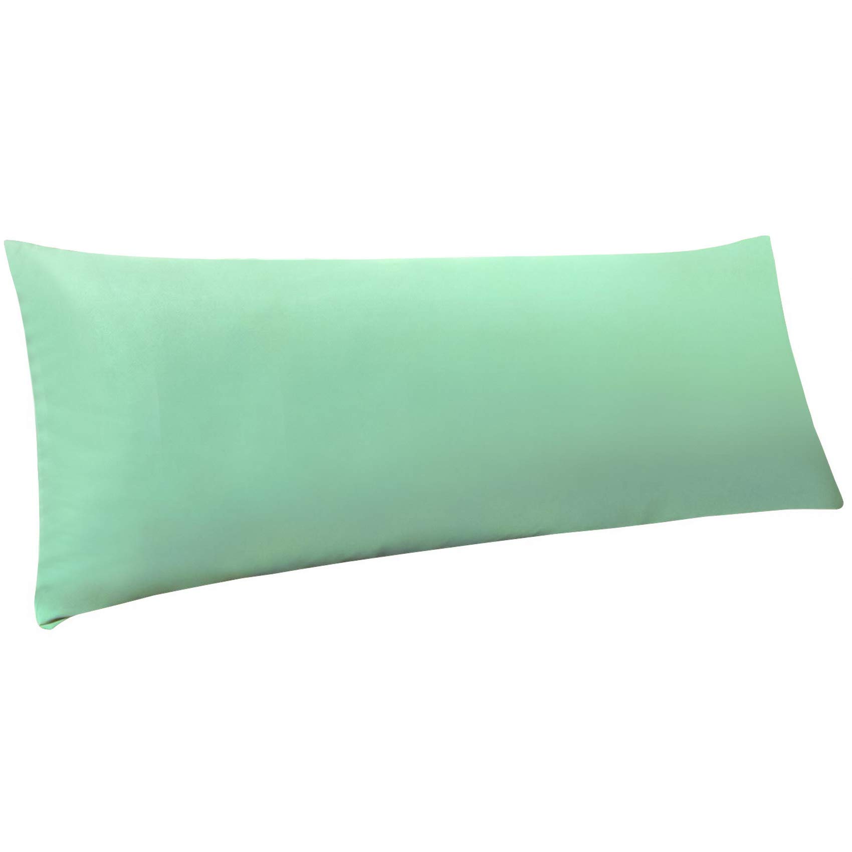 NTBAY Body Microfiber Pillowcase, 1 Pack, 20 x 54, Sea Green | Soft Brushed Microfiber with Envelope Closure, Set of 1 Body 20 x 54 Inch Pillowcase, Pillow Inserts Not Included