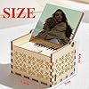 NGBEWU Personalised Digital Music Box | Custom Wooden Photo Music Box with Song & Text | Customized Gifts for Birthdays, Valentine's Day & Anniversaries (For Couples, Him/Her & Music Lovers) #1