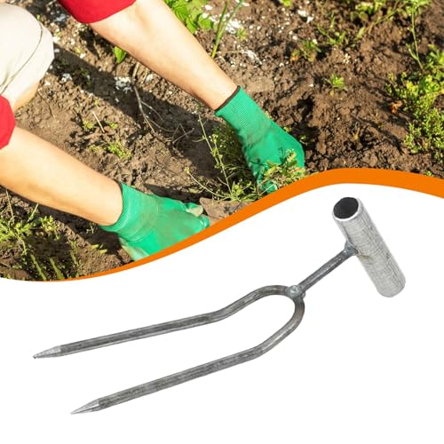 Tenaza de mano para jardín para desyerbar y airear suelo miniatura 7