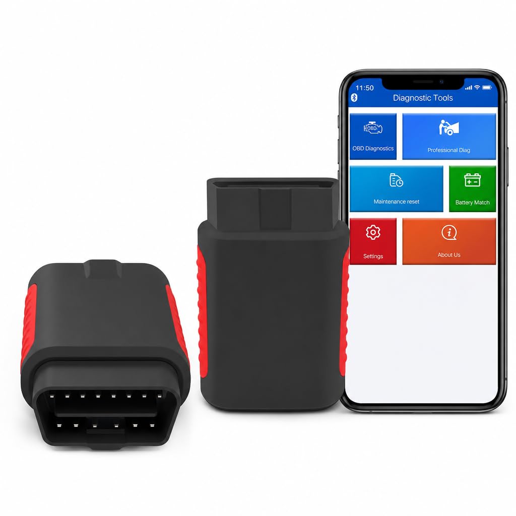 Konnwei KDIAG Scanner Diagnostico OBD2 Bluetooth 5.2 per Android iOS Compatibile con 31+ Marchi Auto Aggiornamenti Vita