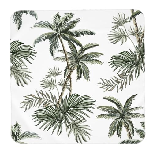 Image of Palm Trees Baby Blankets Super Soft Jersey Knit Swaddle Blanket for Baby Girls and Boys