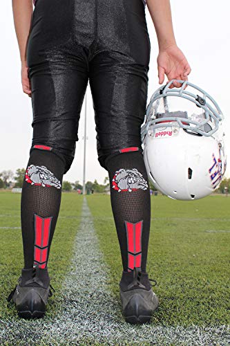 MadSportsStuff Bulldog Logo Over the Calf Socks4