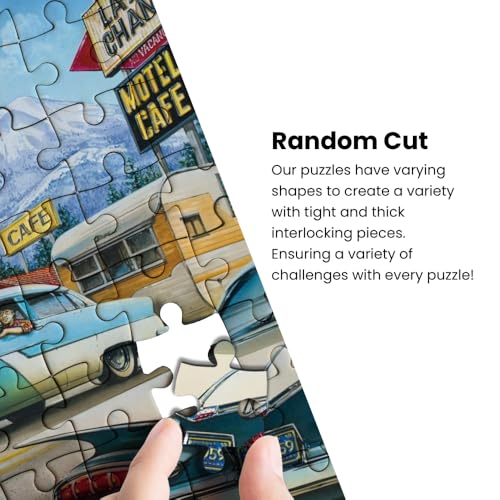 Rompecabezas de 1000 piezas MasterPieces Cruisin' Route 66 Gamblin Man 5