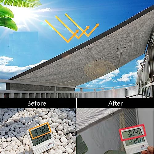 Toldo vela rectangular con protección UV contra el calor exterior 6