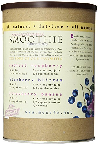 image for MOCAFÉ MOCAFE Madagascar Vanilla Smoothie Mix, 3-Pound Tin Instant Fr