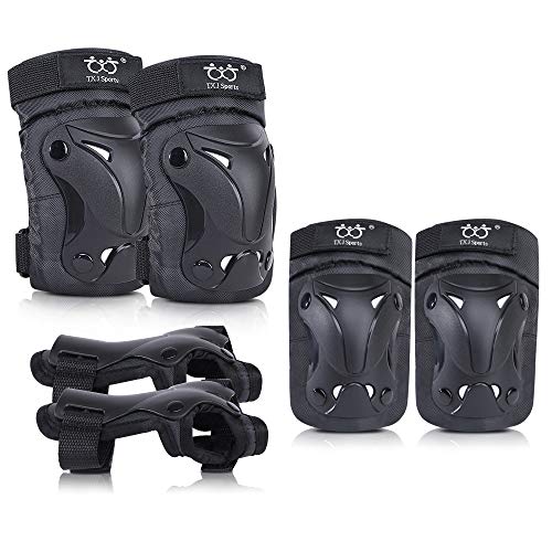 boruizhen Kids/Youth Knee and Elbow Pads with Wrist Guards