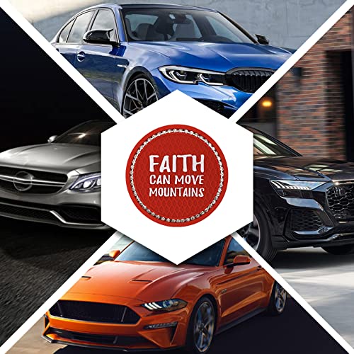 Msyuusr 2Pcs Car Cup Holder Coaster With Bling Crystal Rhinestones, Silicone Anti Slip Insert Coaster Universal Car Accessories For Most Car Interior (Red) #TOP5