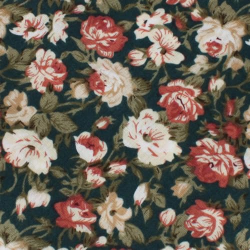 Image of OTAA Floral Necktie Casual Ties for Men - Perfect Neck Tie for Groomsmen Wedding Ties or Formal Occasions