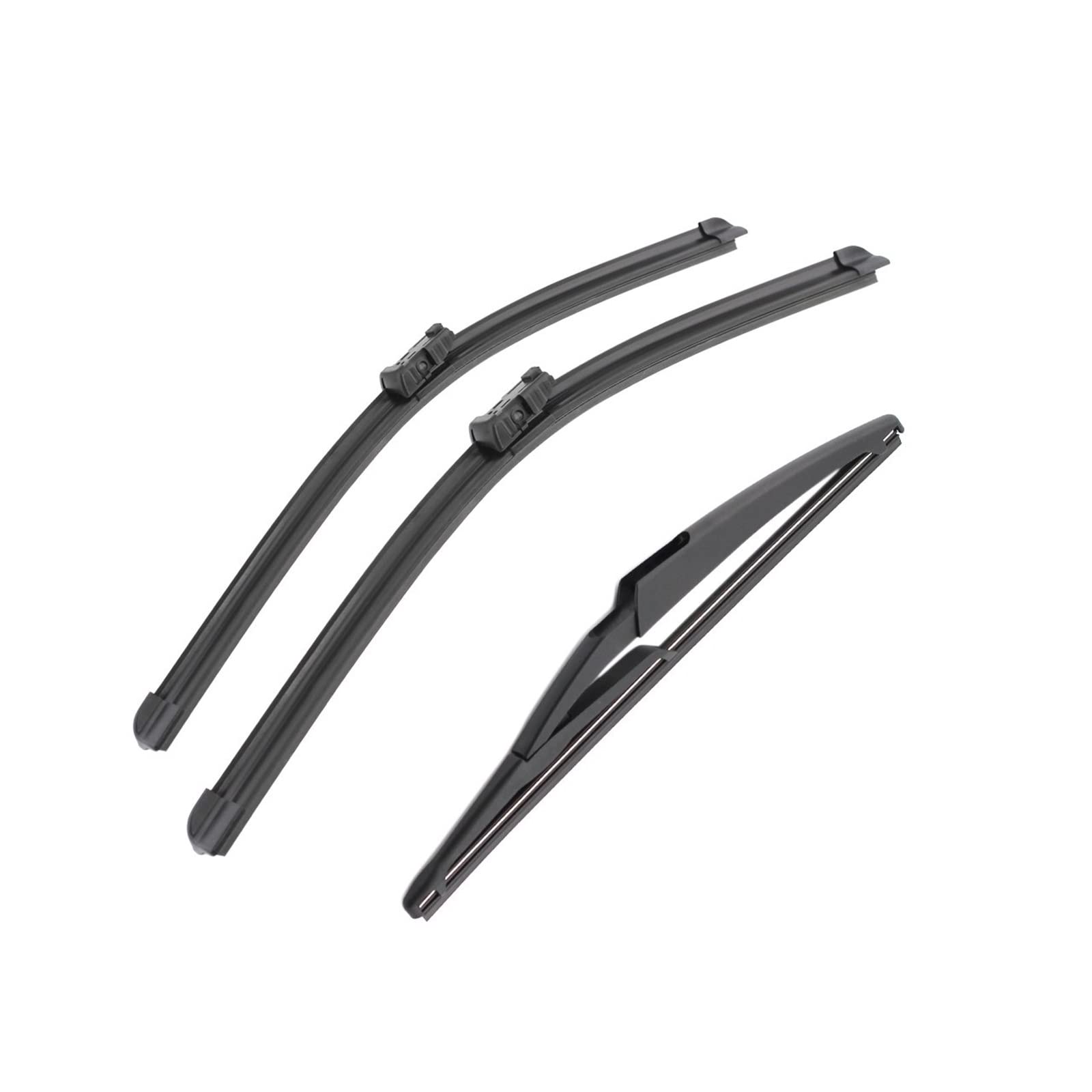 Para Fiat para 500 312 2011 2012 2013 2014 2007 2008 2009 2010 2015 2016 2017 limpiaparabrisas delantero y trasero 24 "+ 14" + 11 Brazo Limpiaparabrisas Delantero
