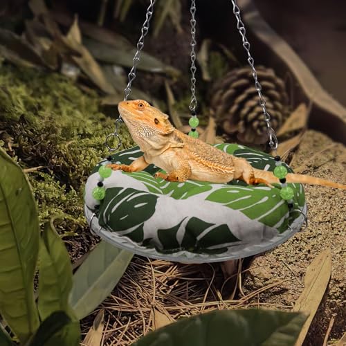 Cama para répteis de 30 cm, rede para répteis, cama suspensa, brinquedo de lagarto, cama de lagarto,