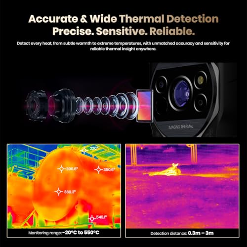 Image of FOSSIBOT F115 Ultra 5G 20000mAh /33W Rugged Phone Thermal Imaging Android 16, Dimensity 7100+36GB+256GB Gaming Phone, 1200m Ranging, 6.78 inch FHD+120Hz Gorilla Glass,50m Range Night Vision 64MP Cell Phone