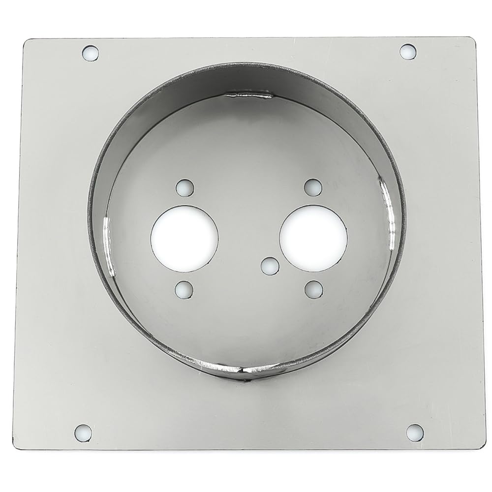 Plaque Montage Tourelle Planaire Chauffage Diesel Inox - Compatible Eberspacher Webasto