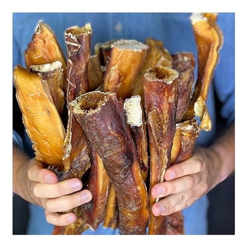 BREERs - Cuoio capelluto secco per cani, 25 cm, 500 g, senza cereali, produzione tedesca, articolo da masticare per cani di taglia grande