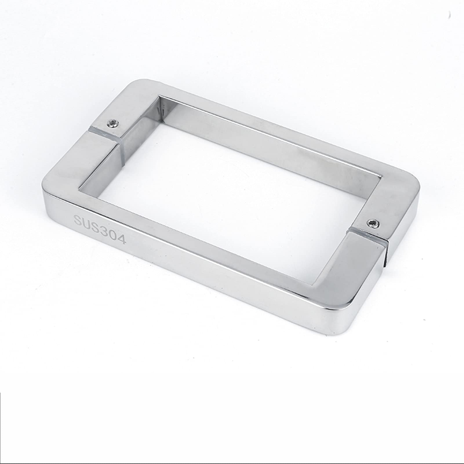 Boutons de porte de baignoire verre 145mm | Poignée douche inox argent