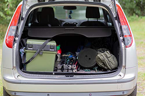 Splendole Telescopic Retractable Travel Folding Camping Chairs Adjustable Height Stool Loading Up To 400 Pounds (Black) #TOP2