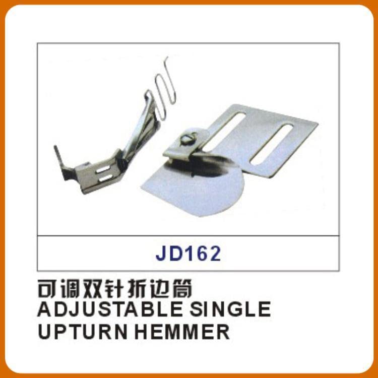 ADJUSTABLE SINGLE UPTURN HEMMER Sewing Machine Parts Adjustable Double Needle Wrap Edge Wrap Hopper - (Color: Size)