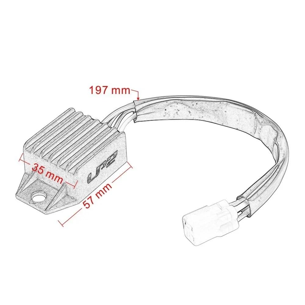 Stonaj motocykla‌ Regulator prostownika cewki stojana pasuje do Honda CRF250X CRF 250X 2004 2005 2006 2007 2008 2009 2012 2013 2015 2016 2017 Stonaj generatory‌(Style 2)