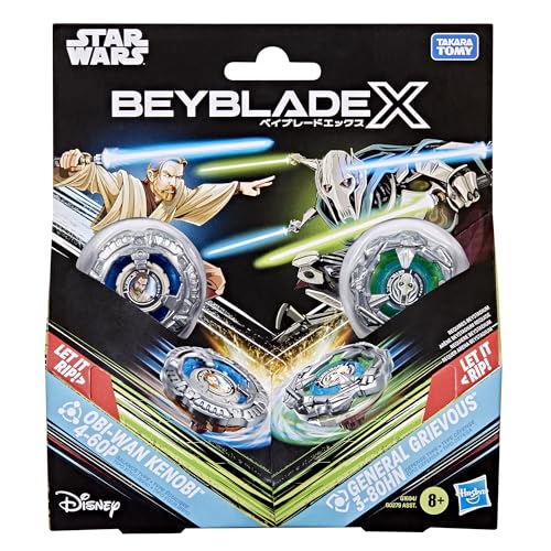 Hasbro Beyblade X und Star Wars Collab, Obi-Wan Kenobi 4-60P vs. General Grievous 3-80HN