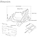 Fender Eliminator Portamatriculas Soporte de Matrículas para Yamaha MT-01 MT-03 MT-07 MT-09...