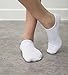 10 Pack Men's Low Cut Socks Thin Cotton No Show Sock (White)