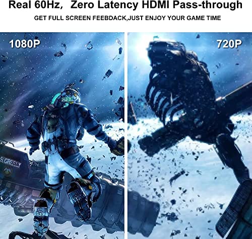 Miniatura 4 de HDMI Video Capture to USB 3.0, Game Capture Card Switch, 4K Capture Card for Streaming, Record in 1080P60FPS with Ultra-Low Latency on PS4 PS5 Xbox