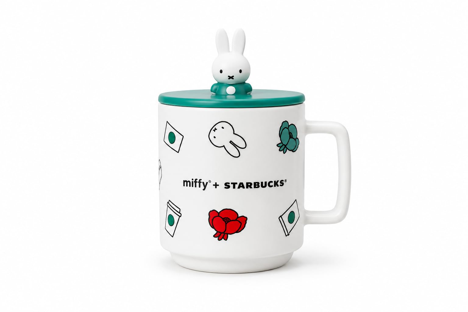 Limited Edition Miffy Mug 14 oz (414ml) – Ceramic Coffee Mug with Miffy Design, Reusable Hot & Cold Beverage Cup, Collectible Drinkware