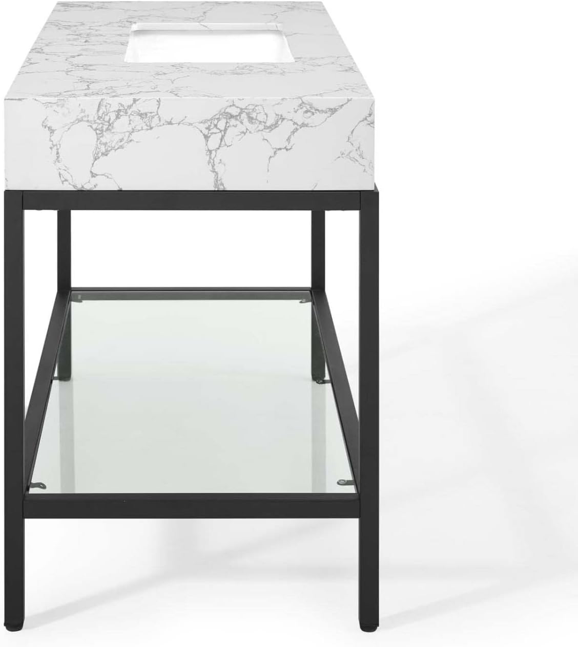Kingsley Stainless Steel Bathroom Vanity