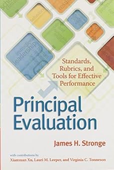 [(Principal Evaluation: Standards, Rubrics, and Tools for Effective Performance)] [Author: Dr James H Stronge] published on book cover