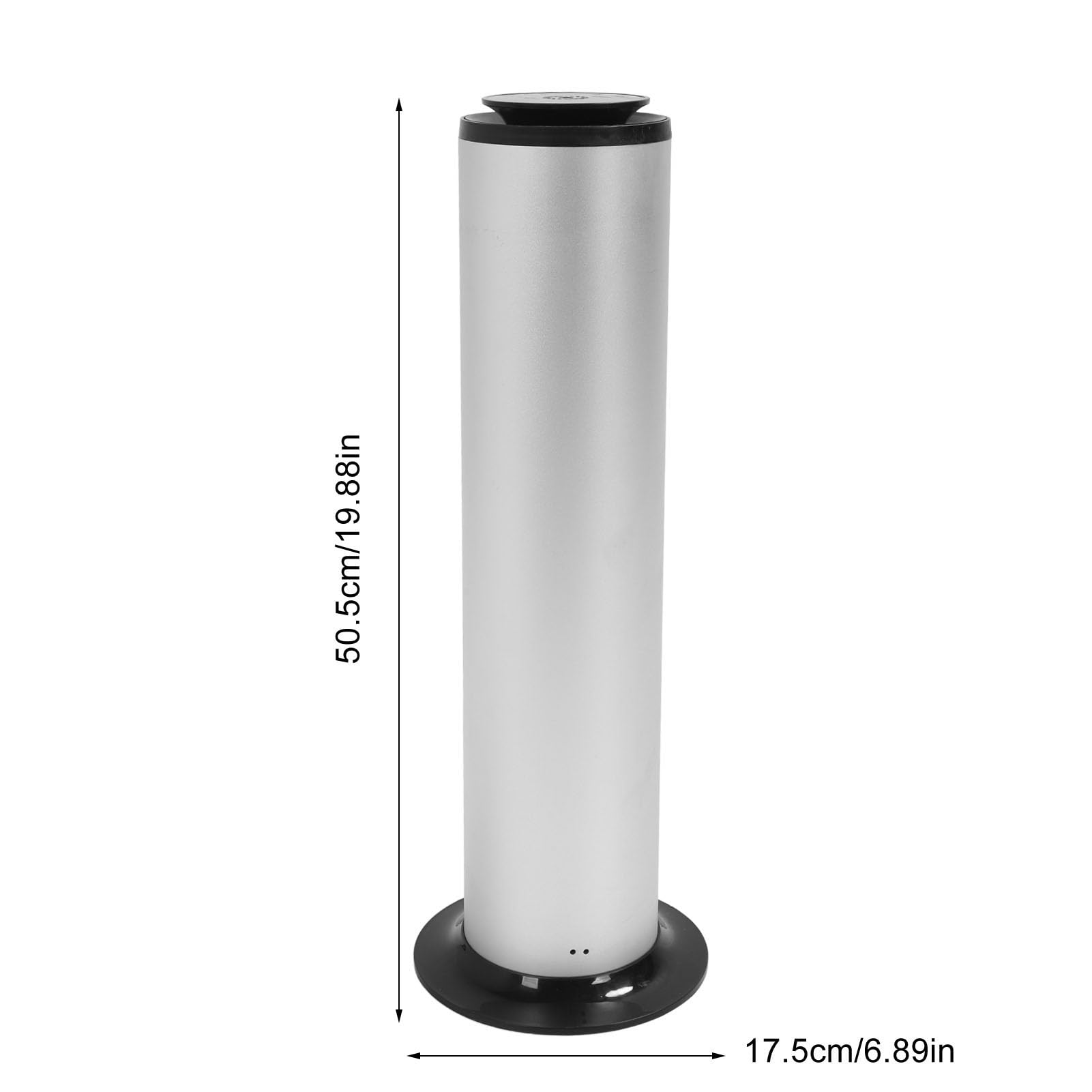 Fdit Difusor de Aceites Esenciales Bluetooth, de Difusión por Nebulización de Aire Frío para Hogar Oficina SPA, Difusor de Aromaterapia con Construcción de ABS 500ml (Enchufe de la UE)