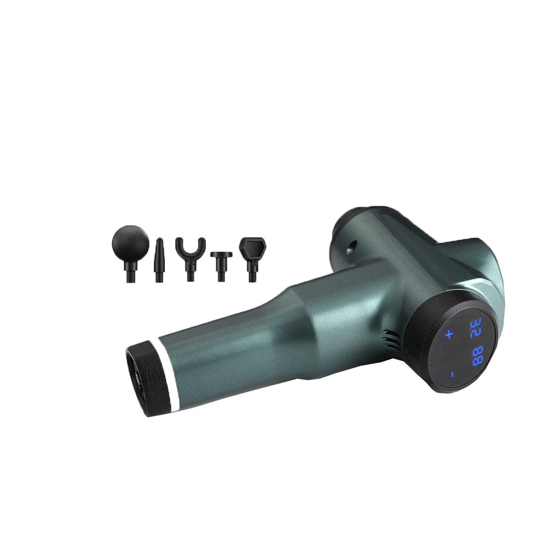Massage Gun Canceling Heads Brushless Display-Replaceable LäRm Gehaltene LCD-MinigeräTe Anzeige Optional Touch Screen,Green