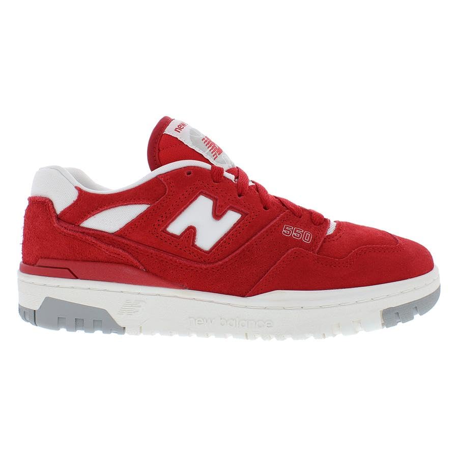 Image of New Balance 550 Mens Shoes Size 7.5, Color: Red /White