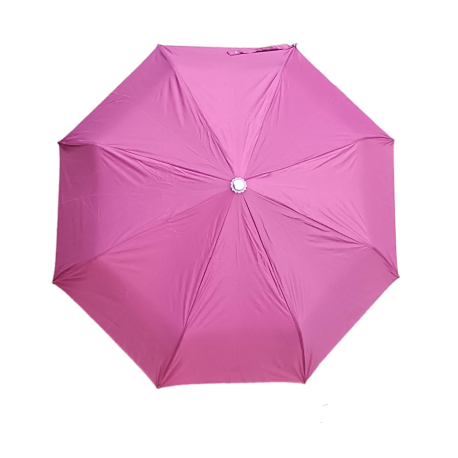 woman ladies 3 fold multi color umbrella-image-25