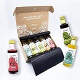 Feinkost Essig und Öl Geschenkset I 5 erlesene Essige & Speiseöle Vital (5 x 40ml) I Besondere Speiseöl als Geschenkset Frauen