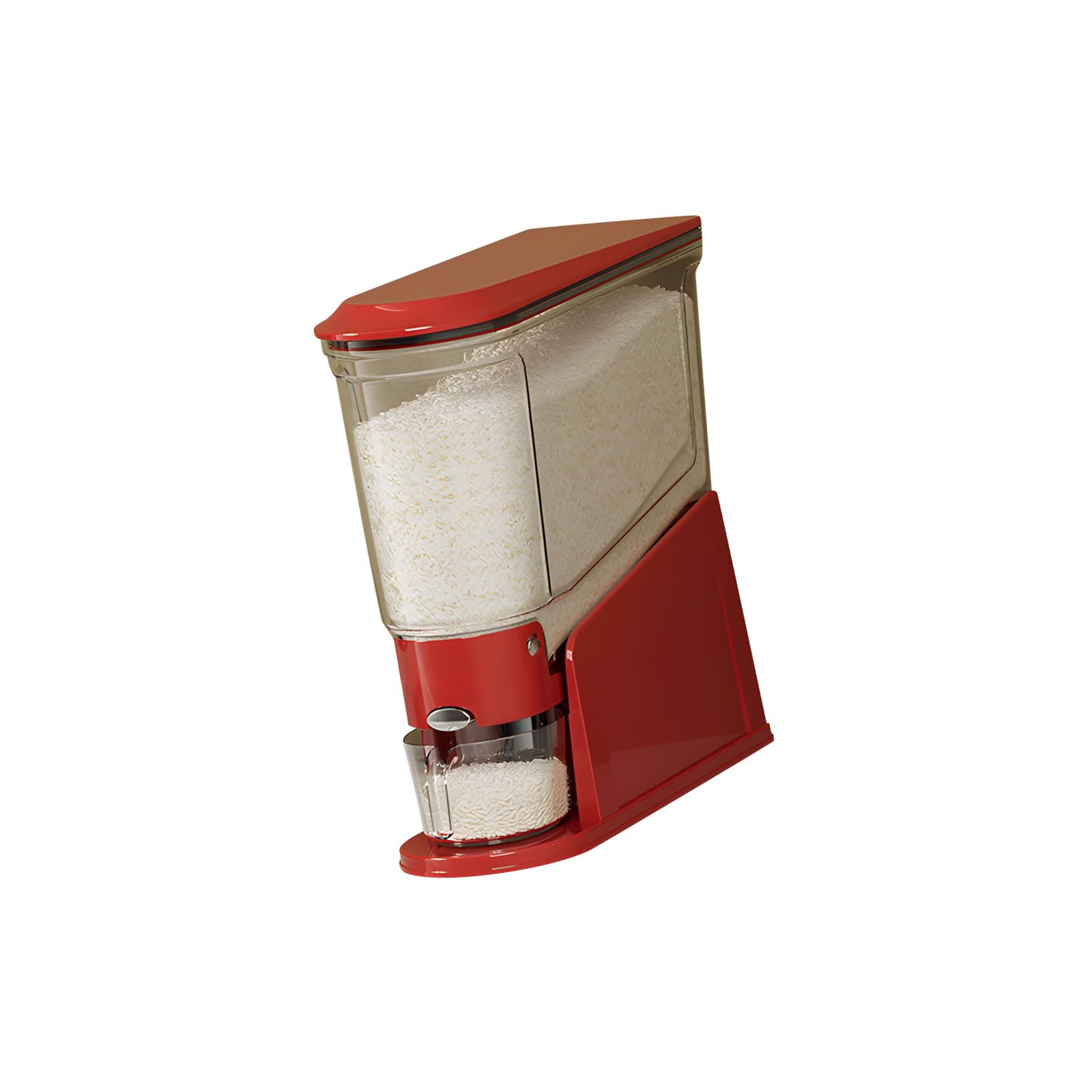 Piceioep Large Capacity 5L Food Storage Bin with Funnel Spout and Water Resistant Seal for Flour Sugar Food Canister