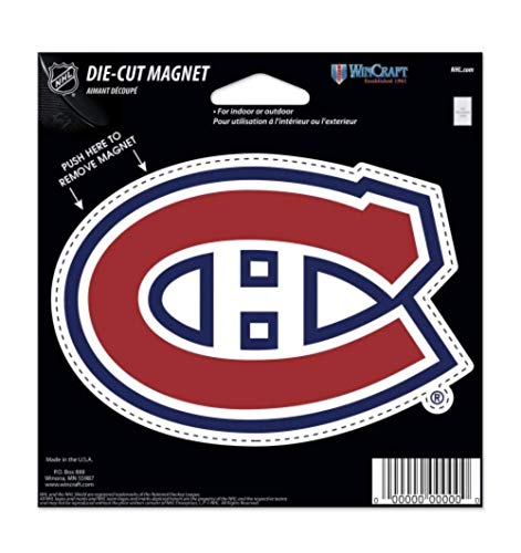 Wincraft NHL Montreal Canadiens Die Cut Magnet, 4.5