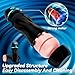 AI Interactive Sucking Male Masturbators - 7 Vibration & Suction Hands Free Pocket Pussy Male Stroker with 3D Realistic Textured, Blowjob Toy Penis Pump Adult Male Sex Toys for Men Sex Machine
