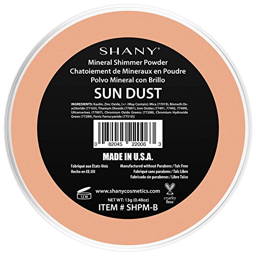 Shany Mineral Shimmer Powder - Paraben Free/Talc Free - Sun Dust #TOP2
