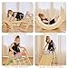 ZippyZebra Pikler Triangle Climbing Set with Cushion, 7 in 1 Foldable Wooden Climbing Toys for Toddlers 1-3, Montessori Indoor Playground Toddler Jungle Gym with Ramp & Arch, Rainbow