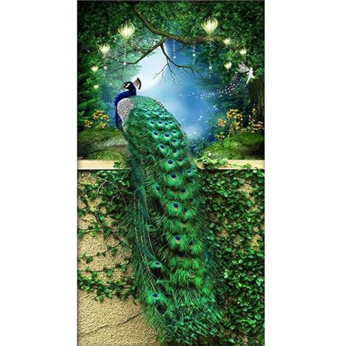 Affiches de porche de paon vert pour sublimer l'ambiance d'une chambre à coucher