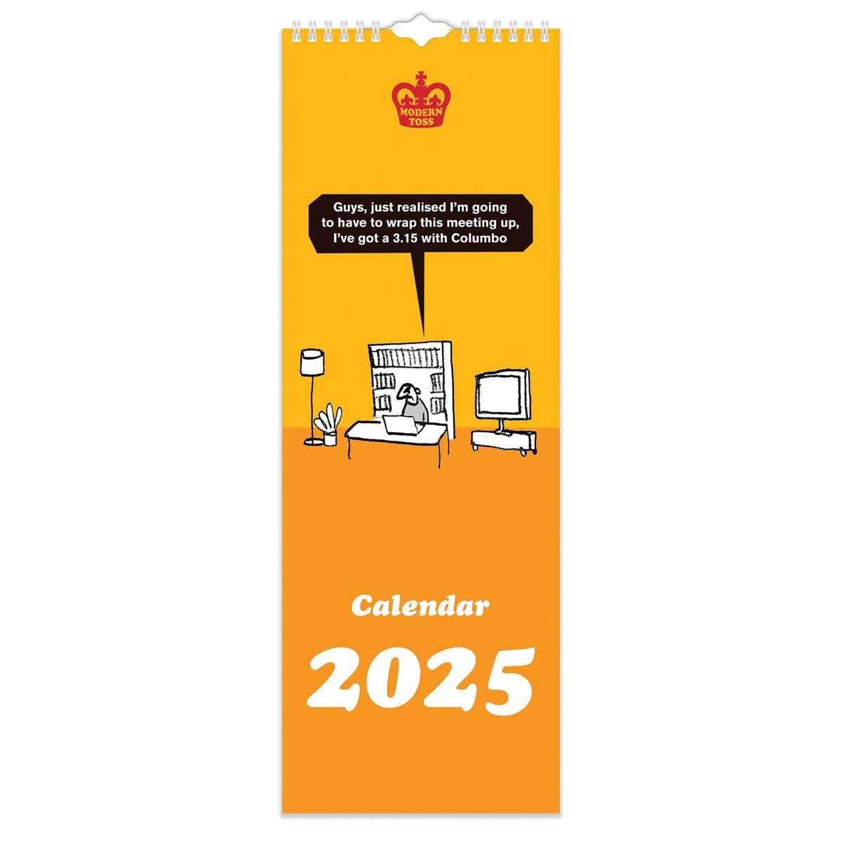 2025 Modern Toss Slim Wall Calendar