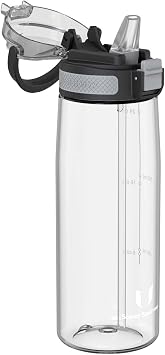 Super Sparrow 750ml USA Tritan Water Bottle with Straw BPA Free Leak Proof Water Bottle