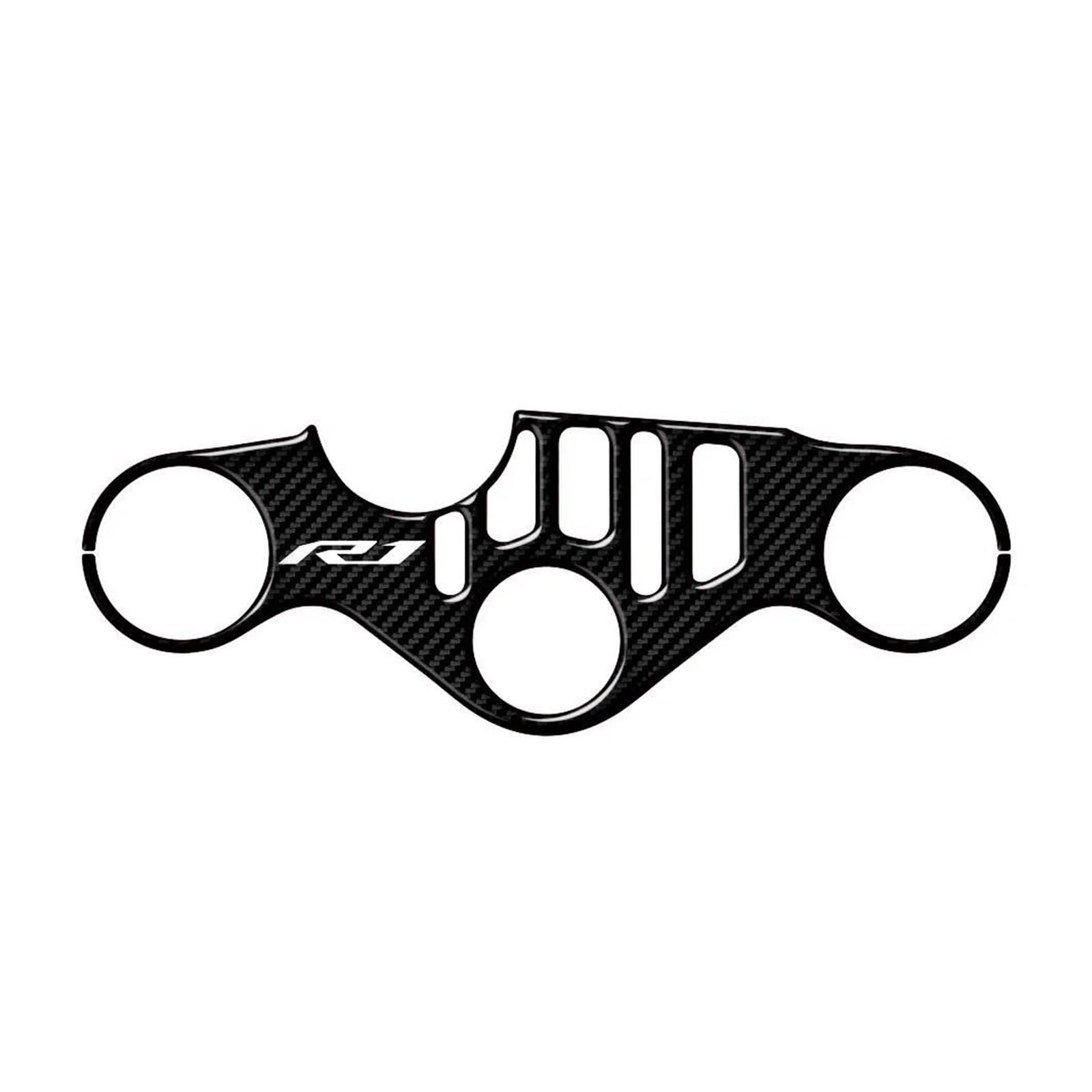Motorcycle Yoke Defender Sticker for Yamaha YZF R1 R1M(Black2)