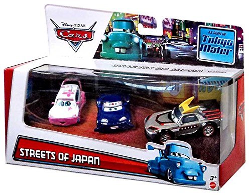 Disney Pixar Cars Tokyo Mater Streets of Japan 3-Pack Cho,Kabuto