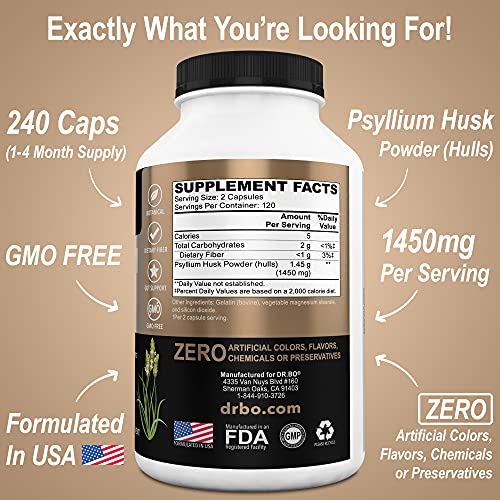 Dr. Bo Psyllium Husk Capsules
