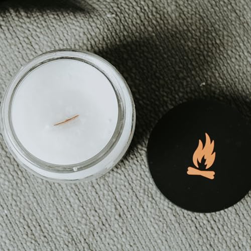 Image of Krackle Candle | Spring Break | 16 oz Scented Candle with Natural Crackling Wooden Wick | Poured in the USA | Nectarine, Apricot & Blood Orange Fragrance