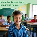 Noise Cancelling Headphones for Kids, Kids Ear Protection 28dB SNR Noise Reduction Ear Muffs for 3-16 Years Toddler/Children, Noise Cancelling Headphones Hearing Protection For Fireworks/Monster Truck - Image 5
